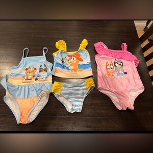 Bluey 2T Swimsuit Bundle